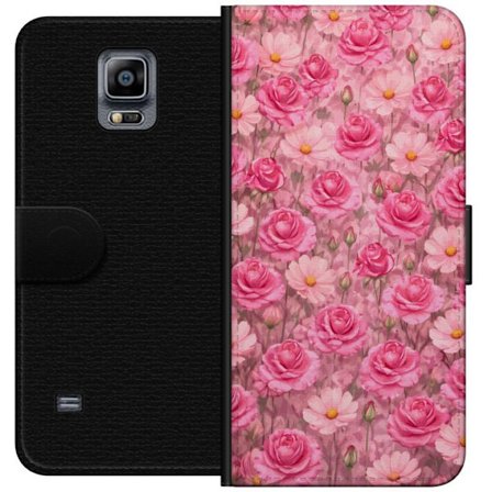 Kompatibelt Lommeboketui til Samsung Galaxy Note 4 Petal Reverie Blush Rose