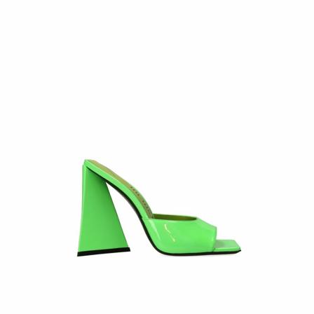 The Attico Flat Sandalen , Groen , Dames , Maat: 36 EU