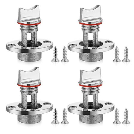 Marine Avløps Plugg Rustfritt Stål Båt Avløps Pluggsett Oval Garboard Heks Båt Plugg Med Vanntett