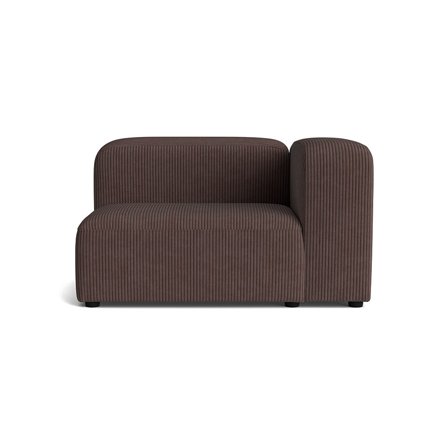 Milo XL hjørnemodul, højrevendt - Lincoln Brun - 100x130x72 - Sofa
