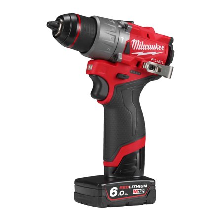 Milwaukee M12 FPD2-602X Slagborrmaskin med batteri och laddare, Elhandverktyg