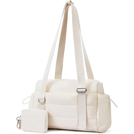 Liten sportsbag for kvinner - Sportsreisebag - Mini sportsbag - Beige