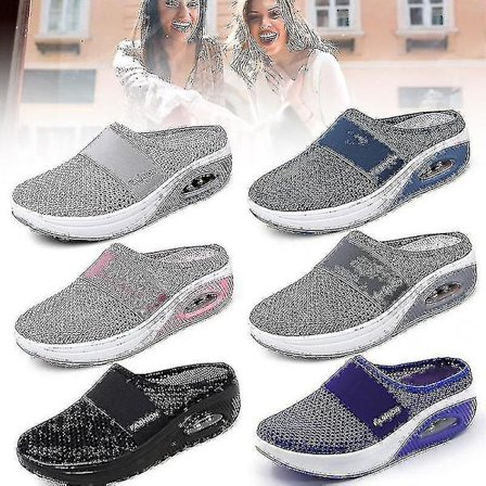 Luftpude Vandresko Åndbare Casual Mesh Slip On Vandresko Til Udendørs Indendørs