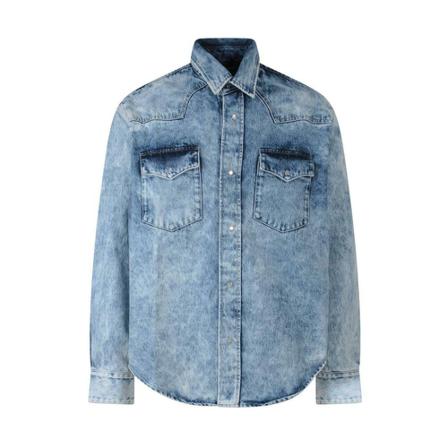 Vtmnts Casual Shirts Blå, Herre Skjorter