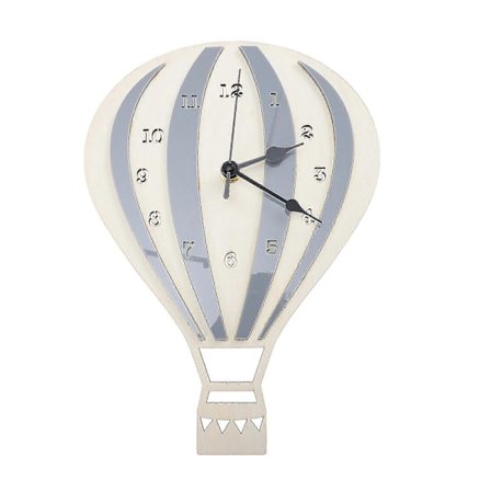 Stille Veggklokke med Luftballong, Barneromsdekorasjon