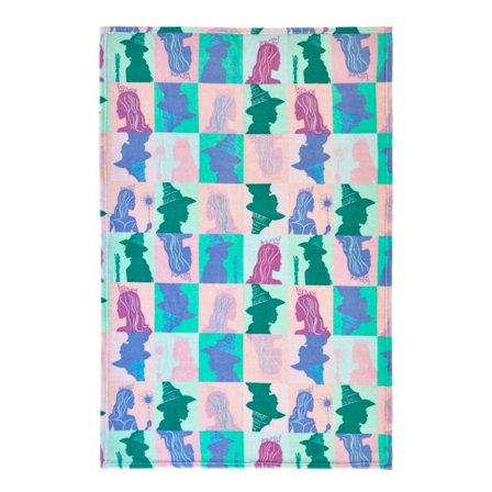 Wicked: For Good Fleece Elphaba och Glinda Filt 150cm x 120cm