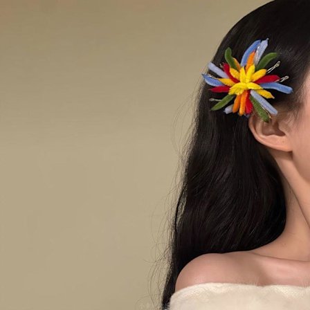 Glødende Farverig Fyrværkeri Hårspænde Mode Hårtilbehør N