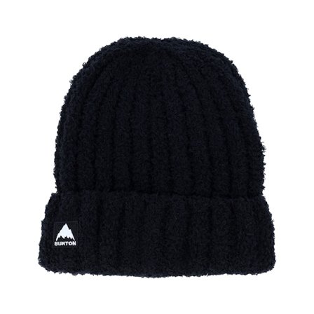 Burton - Noir cuff Bonnet - Plush Beanie True Black Cuff @ Hatstore