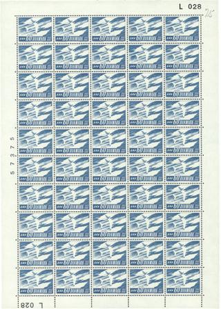 Danmark 1960 - AFA 391F, marginal L028 - Helark - Postfrisk