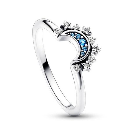 Kuu- ja aurinkosormus timanttisormus 5A A