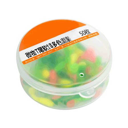 50 stk. fiskelokkemad til ørred, kunstigt agn, fiskelokkemad, svømmeagn