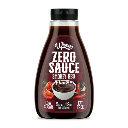 Wispy Nutrition Zero Sauce Smokey BBQ 430 g, Helse & Madvarer, Dressing & Saucer, Øvrigt
