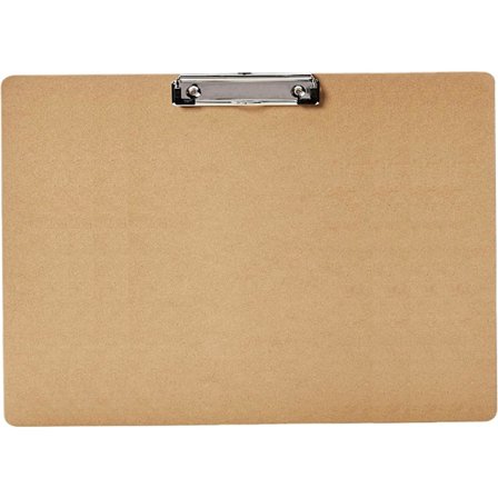 6 stk A3 hard papplate Brun med oppheng