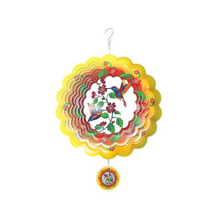 12 tum Vindspinnare Hemträdgård Dekoration, Patio Yard Bakgård Utomhus Dekorationer Fågel Dekoration Gif