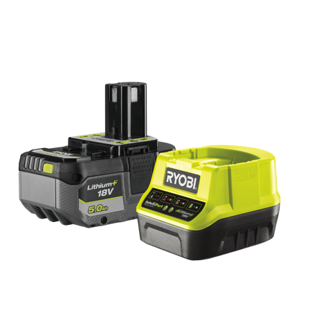 Ryobi RC18120-150X Laddpaket 18V, 5,0 Ah, Maskintillbehör & förbrukning
