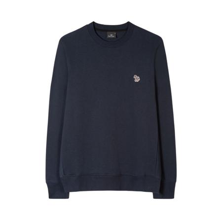 PS By Paul Smith, Zebra Logo Sweatshirt Blauw, Heren, Maat:S