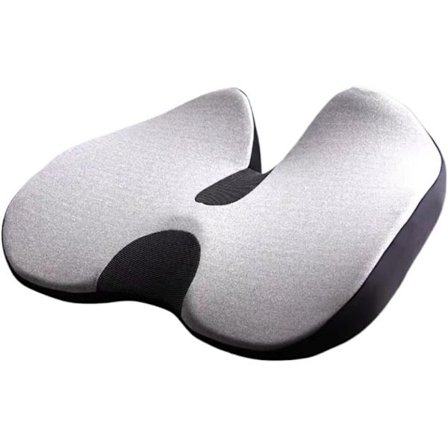 U-formet skridsikker siddepude i memoryskum – lindrer iskias og rygsmerter_TF_TF