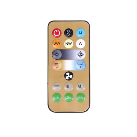 IR-fjärrkontroll för E27 110v 220v takfläkt med LED-lampor