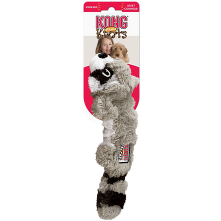 Kong - Scrunch Knots Vaskebjørn Hundeleketøy Liten/Medium 26x6x5cm - Hund - Hundeleker & spill - Myke leker - ZOO.no