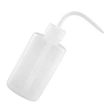 250ML Liten Storlek Klämflaska Vattenkanna med Böjd Pip Transparent Förtjockad Vattenkruka YOL