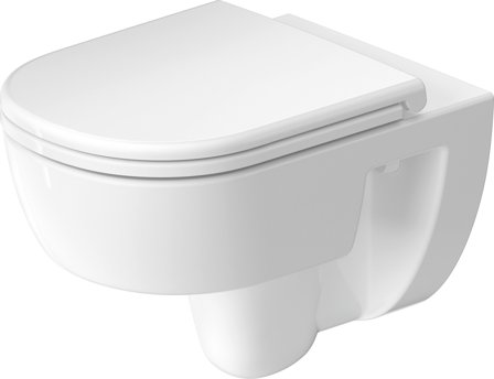 Duravit D-Code WC-skål spolkantslös, vit, utan sits, Badrum