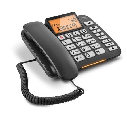 GIGASET DL580 - Corded phone - black