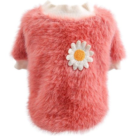 Koiranvaatteet Takki Talvi Paksu Fleece Lämmin Neulepusero Paita Takki