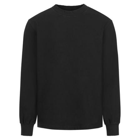 Han Kjøbenhavn, Distressed Tee Long Sleeve Zwart, Heren, Maat:S