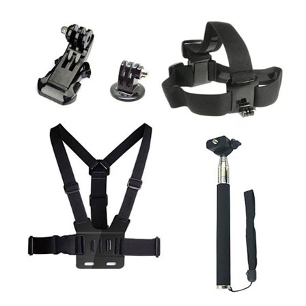 5 in 1 Lisävaruste Setti Rinta vyöllä Ja Otsanauhalla Toiminta Kameroille