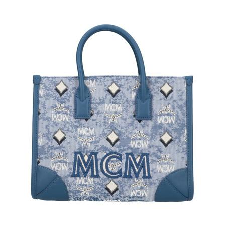 Mcm, Cross Body Bags Niebieski, Kobieta, Rozmiar: ONE Size