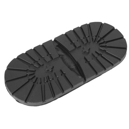 Stövlar Skor Anti Slip Främre Häl Sulor Gummi Mute Sulor Skor Reparationstillbehör (Häl Sulor)