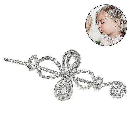 Sølv Hårspænde Hårnåle Hårtilbehør Hårklemmer