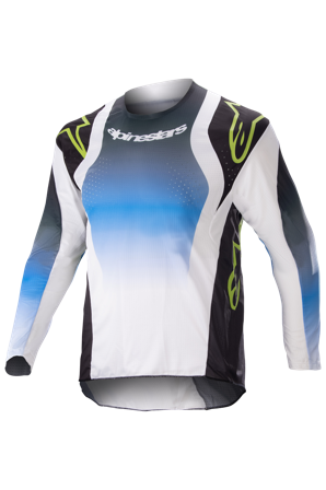 Maglia Cross Bambino Alpinestars Racer Push Nightlife UCLA Blu-Bianco XS