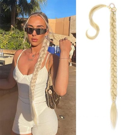 Long Braided Ponytail Extension Mawei 5 5