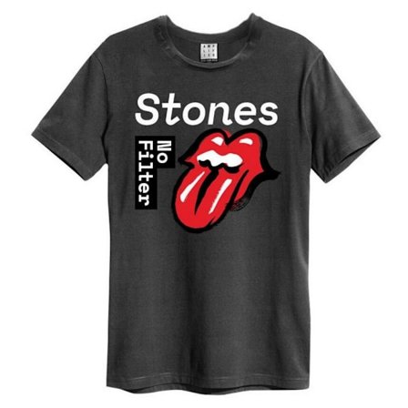 Amplified Unisex Adult No Filter The Rolling Stones T-Shirt XS