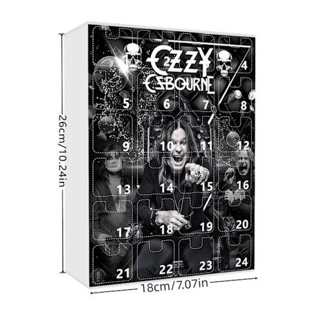 Ozzy Osbourne Joulukalenteri Koriste Blind Box Tyyppi C GJ486-003