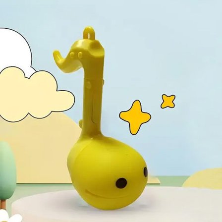 Internett-berømt spøk Otamatone Live Streaming Prop | Søt musikknote Erhu | Lydskapende interaktivt musikalsk leketøy | Blandet farge TPR-materiale