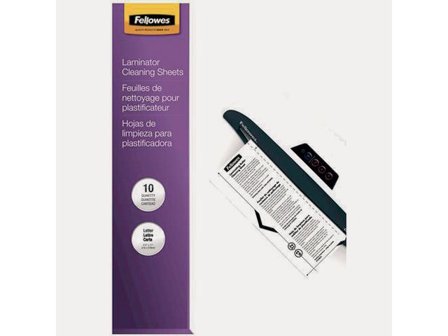 Fellowes Rengöringsark Laminat 10/fp - Lyreco - Kontorsmaskiner - Laminering - Rengöringsark