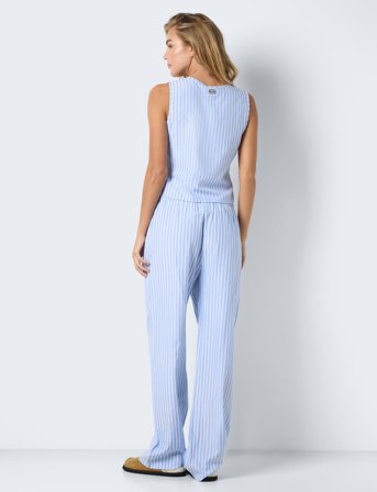 NOISY MAY Nmfrida S/L Tie Vest Wvn - Blue - M