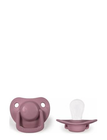 2-Pack Pacifiers - Dusty Rose 0-6 Months Pink Filibabba