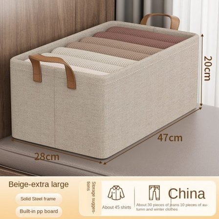 Klesoppbevaringsboks Garderobe Klesoppbevaringsboks EKSTRA STOR