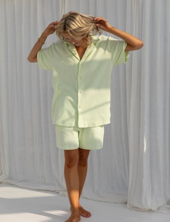 Bongusta Naram Shorts - Green - S/M 45 cm