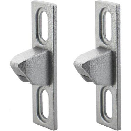 2 stk. skyvedørlås med skruer, skyvedørholder, skyvedørlås THR