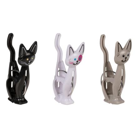 3-Kpl - Pussin klipsi - Klipsejä Pussille – Kissa Multicolor