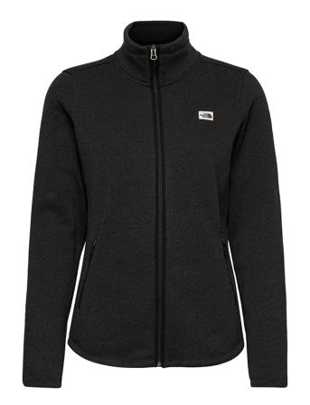 W Crescent Fz Sweat-shirt Genser Svart The North Face
