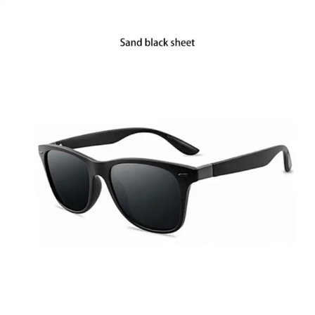 Polaroid Solglasögon Unisex Manlig Goggle Fyrkantig Plast Gafas De Sol Klassiskt Mode Svarta Nyanser UV400