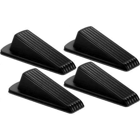 Ovikiila Rubberi Ovikiila Raskas Ovipysäköinti Moninkertainen (4 kpl Musta)