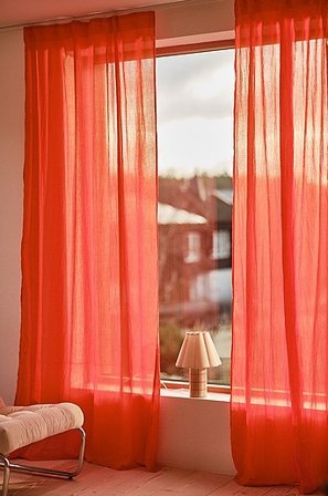 Jotex - Vorhang Im 2er-pack Rot - CIA - Kaufe Kindergardinen bei Jotex