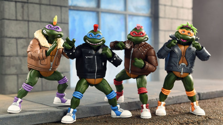 Teenage Mutant Ninja Turtles - Actionfigurer 4-Pack - Punk Turtles 18 cm