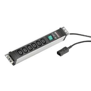 BACHMANN 6 PANEL-I IEC320 C13/C14 32X4,4X5,4CM M/AFB 1,6 M.